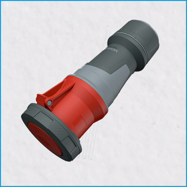 CEE-Kupplung 125A/400V, PowerTOP Xtra, rot, IP67, MENNEKES