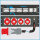 AL-RACKPOWER MkII 63A/400V, 3HE, 5x RCBO