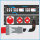 AL-RACKPOWER MkII 125A/400V, 3HE, 2x RCD