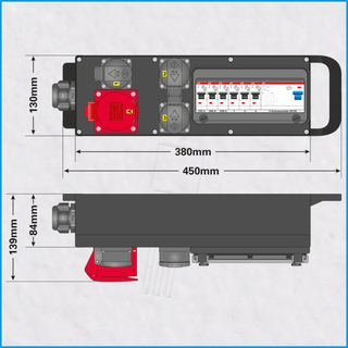  AL-MEDIUM-S MkII 16A/400V, 3x RCBO