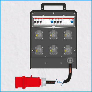 AL-MEDIUM-SK 32A/400V, 2x FI