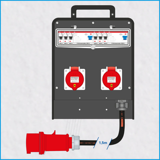 AL-MEDIUM-SK 32A/400V, 2x FI