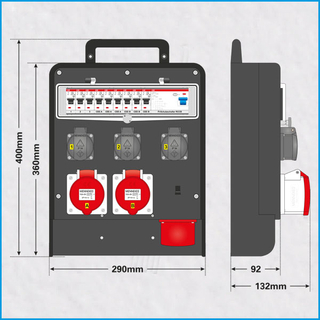 AL-MEDIUM-SK 32A/400V, 2x FI