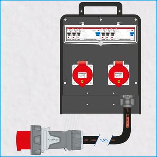 AL-MEDIUM-SK 63A/400V, 2x FI