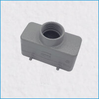 HAN 16E Tüllengehäuse, 45mm, M32, ohne Schnallen, ohne Gummi
