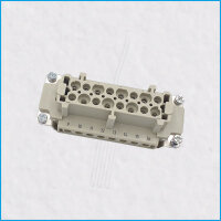 HAN E Buchseneinsatz (female), 16-polig, 16A,...