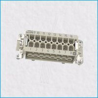 HAN E Buchseneinsatz (female), 16-polig, 16A,...