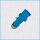 CEE-Stecker 16A/230V, ProTop, blau, IP44, MENNEKES
