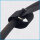 Klettkabelbinder 160x16mm, unverlierbar, mit Metallöse