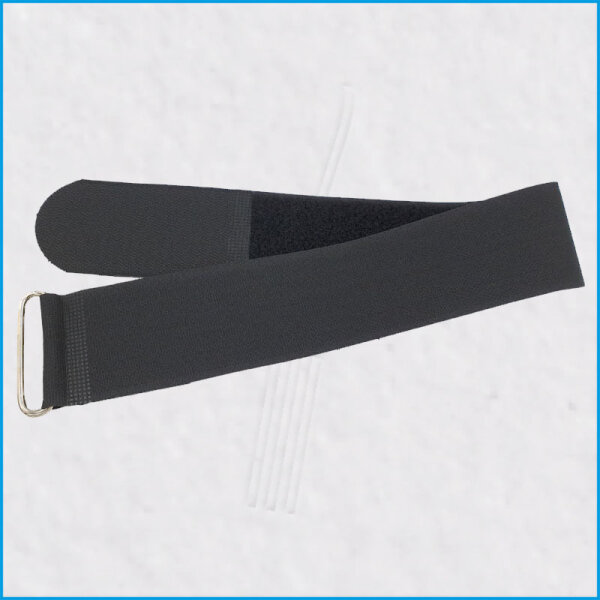 Klettkabelbinder 500x50mm, unverlierbar, mit Metallöse