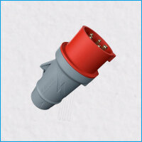 CEE-Stecker 32A/400V, PowerTOP® Plus, rot, IP44,...