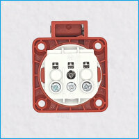 Schuko-Anbausteckdose, IP54, Schraubkontakte, rot, MENNEKES