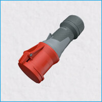 CEE-Kupplung 63A/400V, PowerTOP Xtra, rot, IP54, MENNEKES