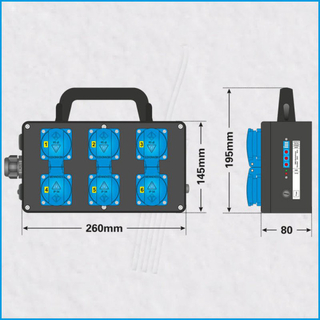 DMX-Switchpacks 16A