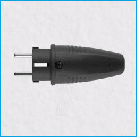 Gummi-Schukostecker, 2,5mm², IP44, ABL