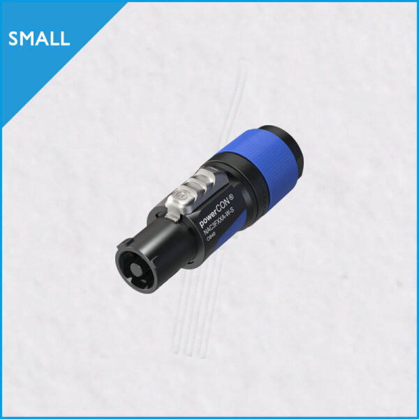 powerCON Kabelstecker NAC3FXXA-W-S, blau/schwarz (Power In)