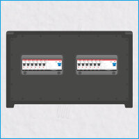 AL-MEDIUM-PE 32A/400V, 2x RCD
