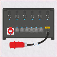 AL-MEDIUM-PE 32A/400V, 3x RCD