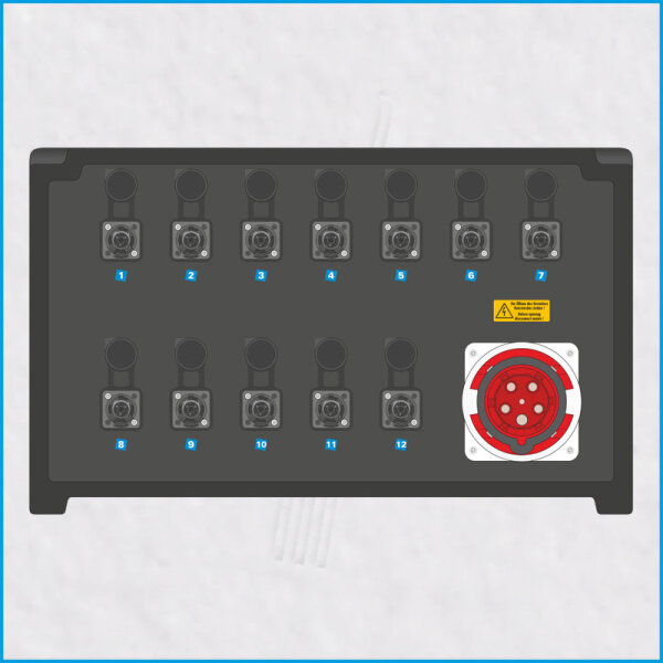 AL-MEDIUM-PE 63A/400V, 2x RCD