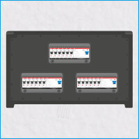 AL-MEDIUM-PE 63A/400V, 3x RCD