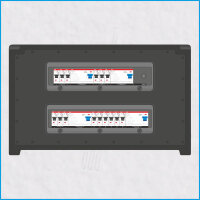 AL-MEDIUM-PE 63A/400V, 4x RCD, Multimeter