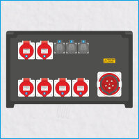 AL-MEDIUM-PE 63A/400V, 4x RCD