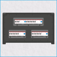AL-MEDIUM-PE 63A/400V, 4x RCD