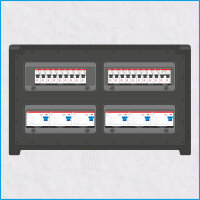 AL-MEDIUM-PE 125A/400V, 6x RCD