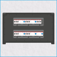 AL-MEDIUM-PE 125A/400V, 5x RCD, Power-Analyser