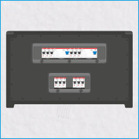 AL-MEDIUM-PE 125A/400V, 2x RCD