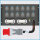 AL-RACKPOWER MkII 63A/400V, 6HE, 4x RCD