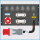 AL-RACKPOWER MkII 63A/400V, 6HE, 4x RCD