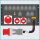 AL-RACKPOWER MkII 63A/400V, 6HE, 1x RCBO, 4x RCD
