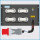 AL-RACKPOWER MkII 63A/400V, 6HE, 24x RCBO
