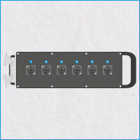 AL-PROSPLITT-S MkII 6/1, 1x HAN 16E, 6x powerCON T1