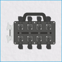 AL-PROSPLITT-K 8/1, 1x HAN 16E, 8x powerCON T1