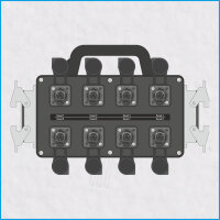 AL-PROSPLITT-K 8/2, 2x HAN 16E, 8x powerCON T1