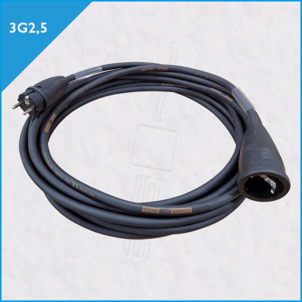 TITANEX Gummi-Schukokabel 3G2,5, ABL