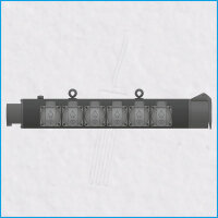 AL-TRUSSLINE-P, 2x CEE 16A/400V, 6x Schuko, all black