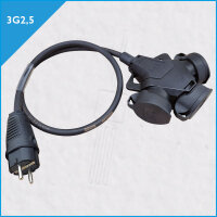 TITANEX Dreifach-Schukokabel 3G2,5, PCE