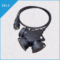 TITANEX Dreifach-Schukokabel 3G1,5, PCE