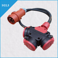 TITANEX CEE Dreifach-Schukokabel 5G2,5, PCE