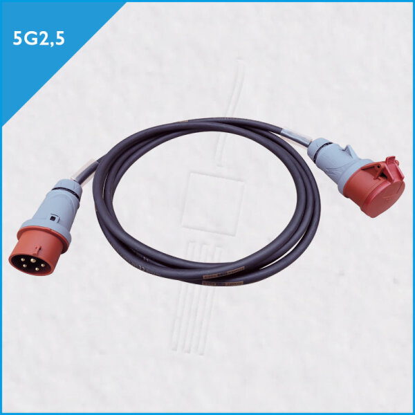 TITANEX CEE-Kabel 16A/400V, 5G2,5, MENNEKES