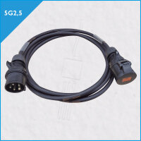 TITANEX CEE-Kabel 16A/400V, 5G2,5, PCE black