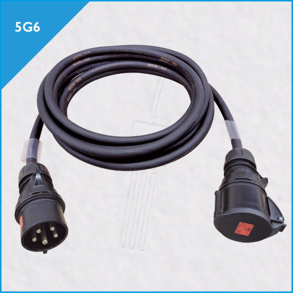 TITANEX CEE-Kabel 32A/400V, 5G6, PCE black
