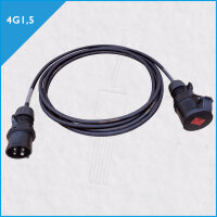 TITANEX CEE-Kabel 16A/400V, 4G1,5, PCE black