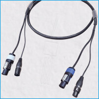 Netz/DMX-Kombikabel, XLR 5-polig, powerCON