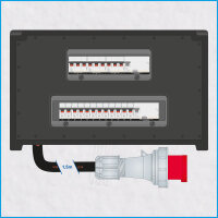 AL-ECOline-PE 63A/400V, 2x RCD