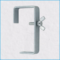 DOUGHTY C-Rohrhaken T21805, 60-75mm, 50kg, silber