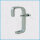 DOUGHTY C-Rohrhaken T20100, 48-51mm, 40kg, silber